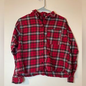 H&M Cropped Flannel